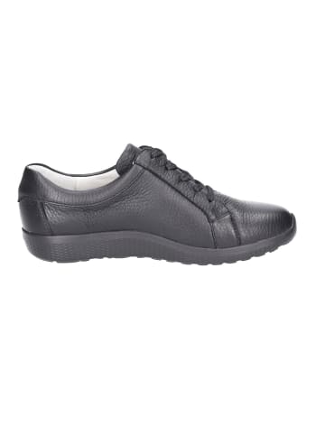 WALDLÄUFER Komfort Schnürschuh in schwarz