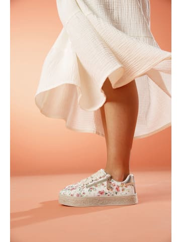 Aniston SHOES Plateausneaker in weiß geblümt