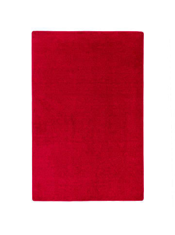 Snapstyle Hochflor Velours Teppich Luna in Rot