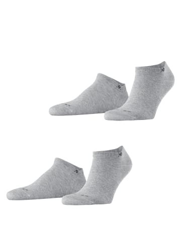 Burlington Sneaker-Socken Doppelpack in Light grey