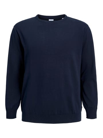 JACK & JONES PLUS Strickpullover in Navy Blazer