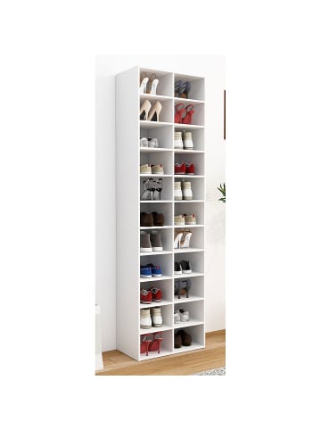 ebuy24 Schuhschrank HinsolXL  Weiß 53 x 30 cm
