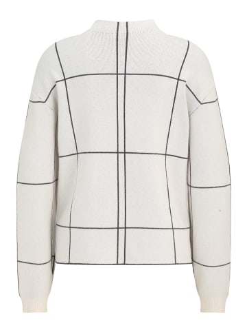 Betty Barclay Strickpullover kariert in Patch Beige/Grey