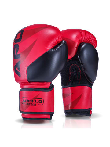 Apollo Boxhandschuhe Männer " Champion Thai Box Handschuhe " in Red/Black