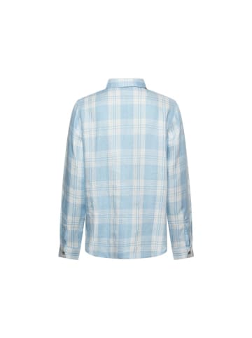 Camel Active Langarmbluse in soft blue check
