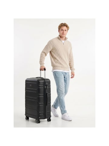 benzi 5807 4 Rollen Trolley L 76 cm schwarz