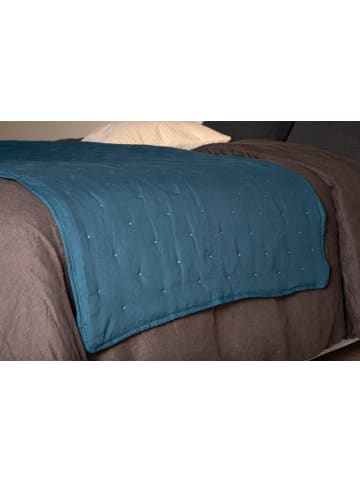 ebuy24 Tagesdecke Sally 2 Blau 150 x 80 cm