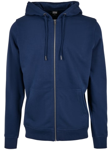 Urban Classics Zip-Kapuzenpullover in darkblue