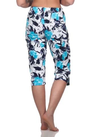 NORMANN Capri Schlafanzughose ¾langMix & Match - 79758 in hellblau