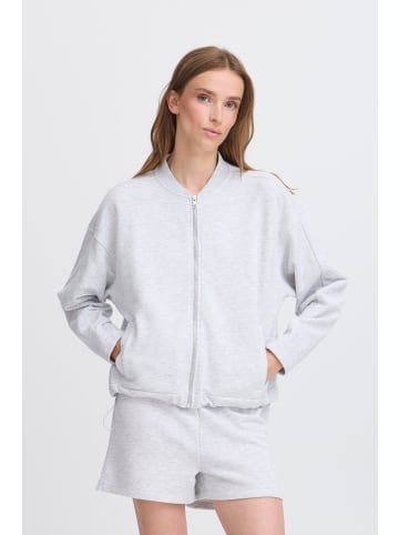 ICHI Sweatjacke in Grau
