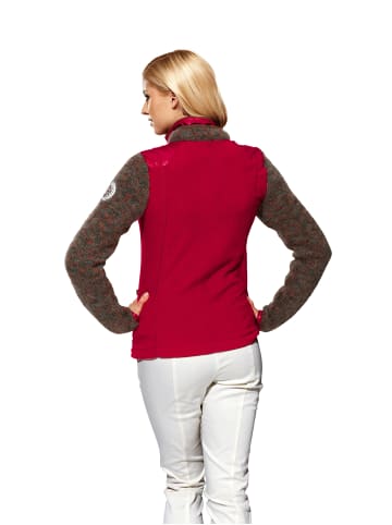 Heine Fleecejacke in rot