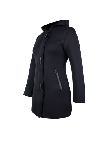 YEAZ NEOCOAT FEMALE Neoprenmantel in schwarz