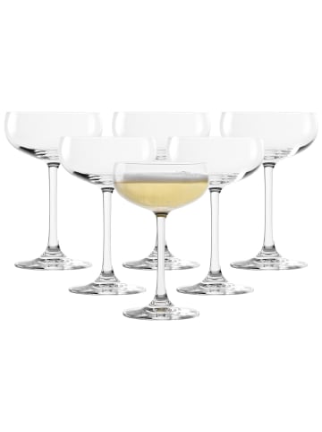 Stölzle 6er Set Sektschalen Jive in 230 ml in transparent