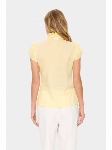 SAINT TROPEZ Langarm - Hemd TilliSZ Gerade Passform in Pale Banana