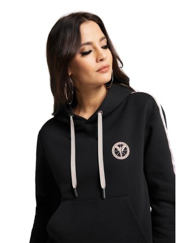 Carlo Colucci Kapuzensweatshirt Catania in Schwarz