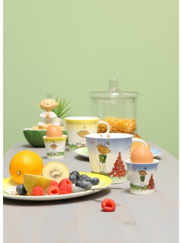 Goebel Teller " Der kleine Yogi Eat-Chill-Love " in Bunt