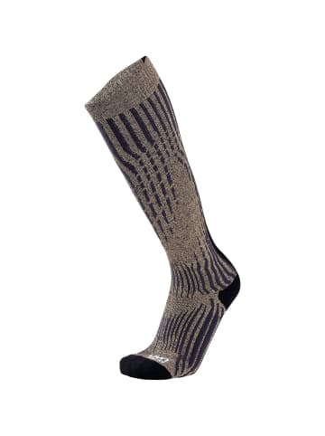 UYN W SKI CASHMERE SHINY SOCKS in Gold