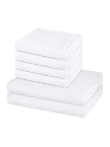 Ross 4 X Handtuch 2 X Duschtuch im Set Premium in Weiß