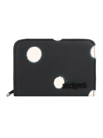 Desigual Splatter Geldbörse 12 cm in schwarz