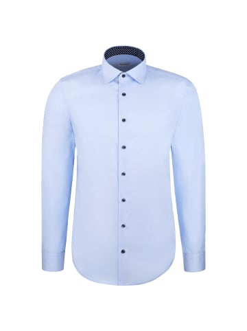 Seidensticker Hemd 'New Kent 98 Patch' in hellblau