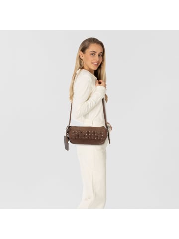 Desigual New Patch Schultertasche 31 cm in braun