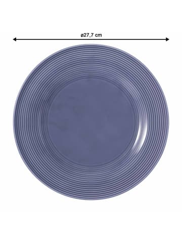 Seltmann Weiden 6er Set Speiseteller Beat Color Glaze ø 27,7 cm in Fliederblau