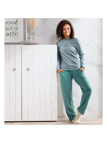 REDBEST Single-Jersey Schlafanzug in jade