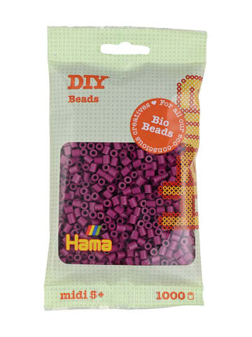 Hama Beutel mit 1000 Bio Midi-Bügelperlen pflaume - ab 5 Jahren