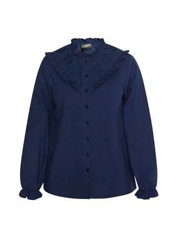 DreiMaster Damen Langarmbluse in Marine