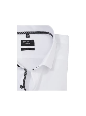 OLYMP  Langarm Freizeithemd in weiß