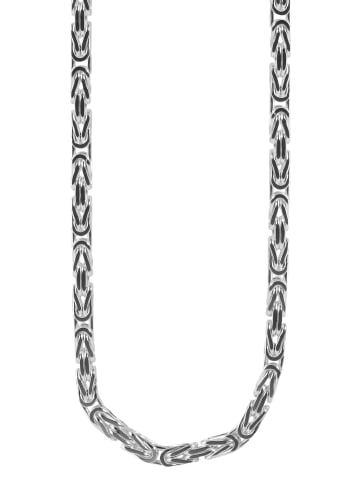 Adeliás Unisex Halskette – Königskette aus 925 Silber 55 cm in silber