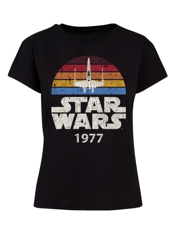 F4NT4STIC Box T-Shirt Star Wars X-Wing Trip 1977 in schwarz