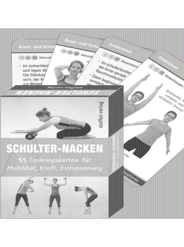 Steffen Klein Trainingskarten: Schulter-Nacken | 55 Trainingskarten für Mobilität, Kraft,...