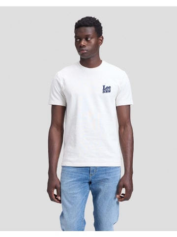 Lee T-Shirt Lee Denim in Ecru