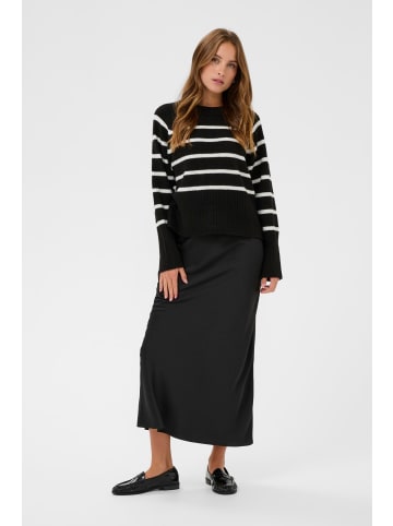 Kaffe Strickpullover KAerin Regular fit in Black Chalk Stripe