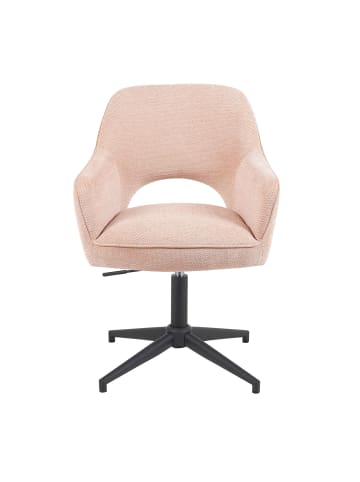 DUBI Möbel 2er-Set: Bürostuhl Mika-Bryn in Rosa - (B)60 x (H)84 x  (T)65 cm