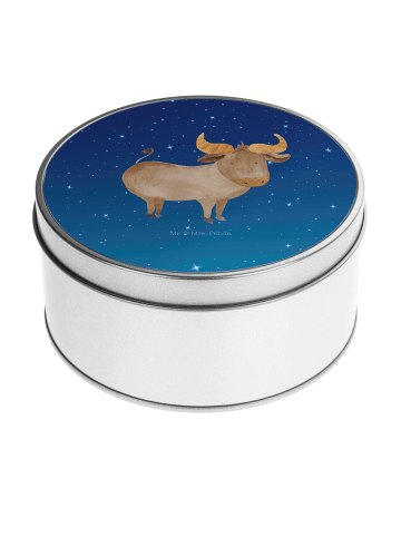 Mr. & Mrs. Panda Zuckerdose Sternzeichen Stier ohne Spruch in Sternenhimmel Blau