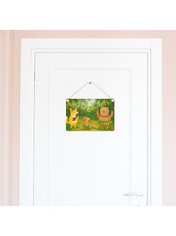 Mr. & Mrs. Panda Schild Waldtiere Aloha Design ohne Spruch in Weiß