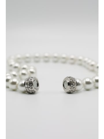 collezione alessandro Kurze Kette " Karlsruhe " in weiß