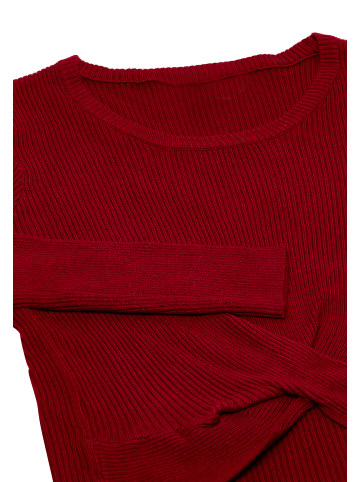 faina Women Sweater in Weinrot