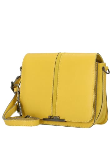 PICARD Marie - Umhängetasche 22 cm Rindsleder (lemon) in lemon