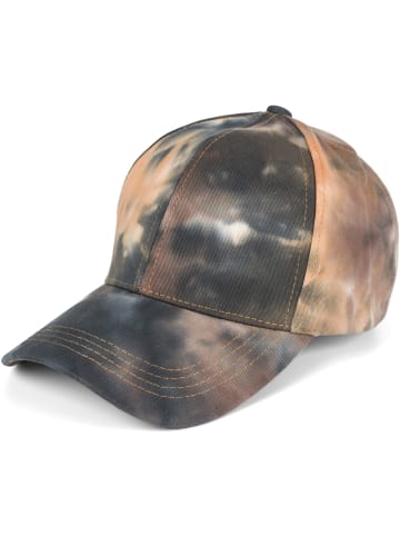 styleBREAKER Baseball Cap in Schwarz-Orange