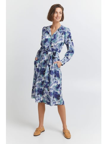 Fransa Blusenkleid FRDANA DR 1 20610895  Midikleid mit Muster in Blau