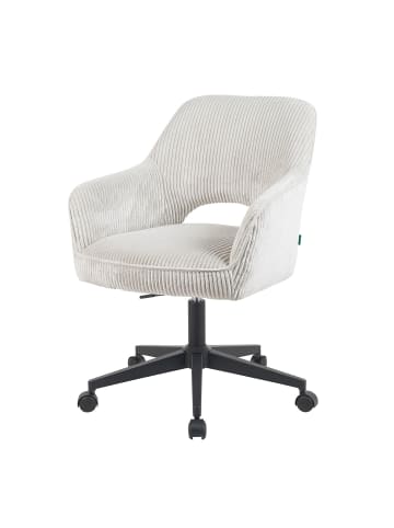 DUBI Möbel 2er-Set: Bürostuhl Mika-Ilvy in Hellgrau - (B)60 x (H)85 x  (T)65 cm