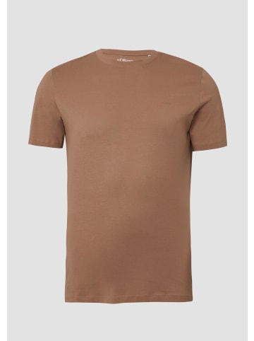 s.Oliver T-Shirt in 8623_cognac