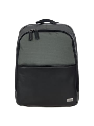 BRIC`s Monza Business-Rucksack 40 cm Laptopfach in grey-black