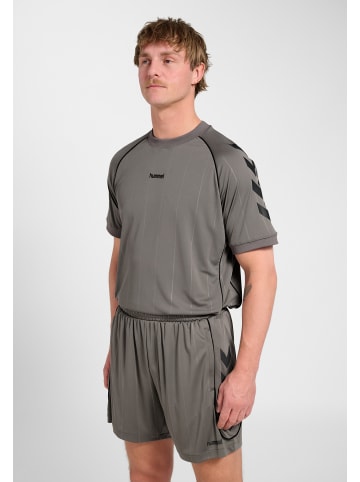 Hummel T-Shirt Raglanärmel Hmlpitch Herren in CHARCOAL GRAY