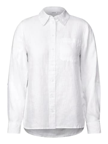 Cecil Langarmbluse in white