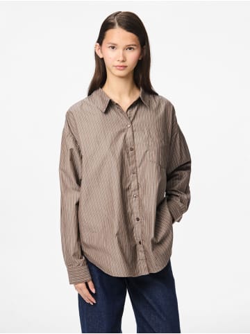 Pieces Hemd in Chicory Coffee