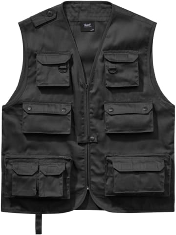 Brandit Weste "Hunting Vest" in Schwarz
